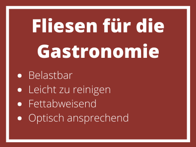 Fliesen für die Gastronomie